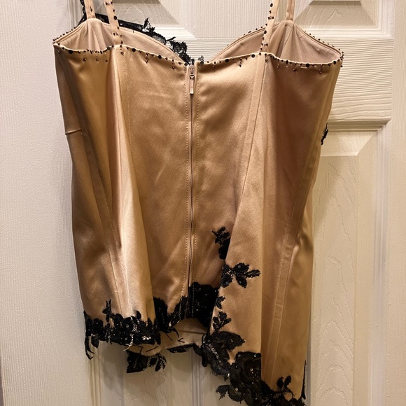 Adrianna Papel Asymmetrical Champagne Top 12 - Picture 7 of 7